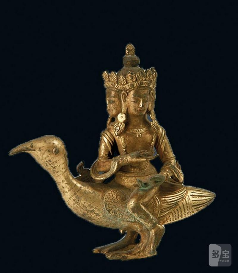 清乾隆（1736-1795年）大梵天像 - 图4